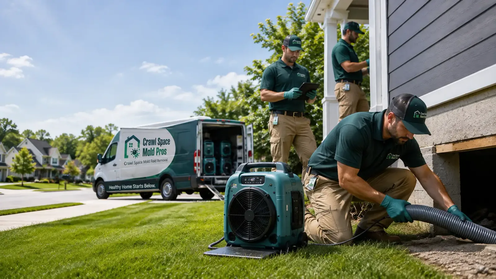 Crawl Space Mold Removal in Somerville, TX